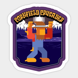 Cornfield Crusader Sticker